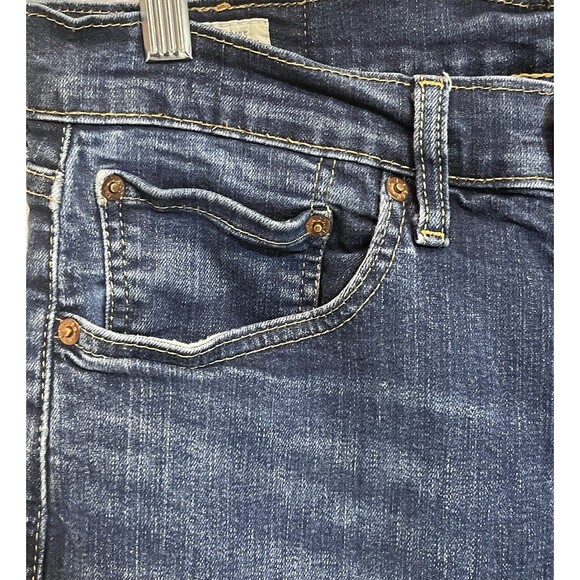 Levis 502 Big E Classic Tapered Below Waist Denim Jeans Mens 31x30 Blue Retro - Picture 2 of 12